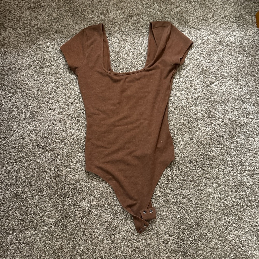 Brown bodysuit